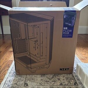 NEW NZXT H6 Flow RGB PC Case. NO GLASS DOOR INCLUDED